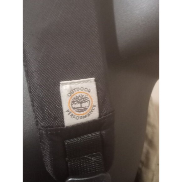Timberland Black Tan Backpack with Multiple Pockets and Adjustable Straps - Picture 12 of 13